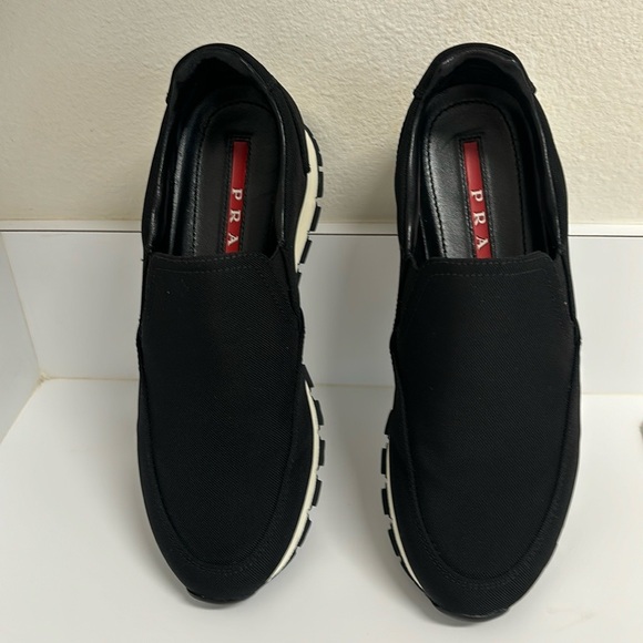 PRADA NYLON SLIDE ON SNEAKER - Picture 12 of 12